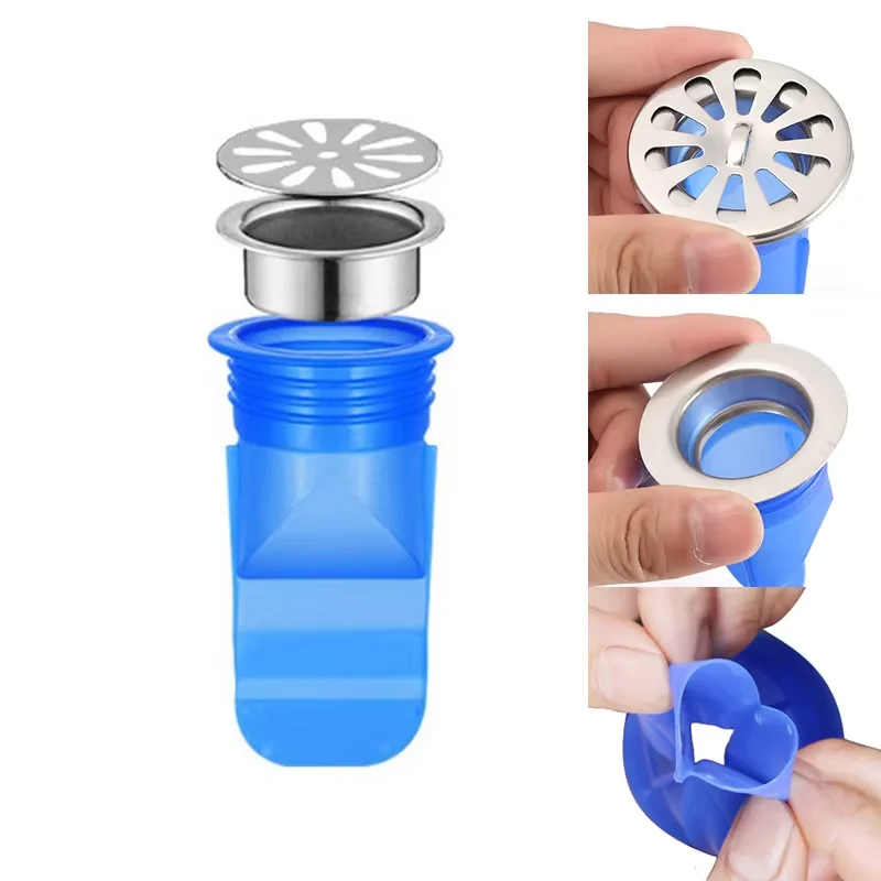 Силиконовое уплотнение для слива пола, сливной дезодорант, контроль насекомых, предотвращение обратного потока, односторонний клапан для труб в ванной, трубка в туалете