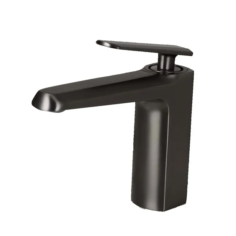 Bathroom Accessories, Washbasin, Bathroom, Single Hole, Single Handle Copper Hot and Cold Faucet