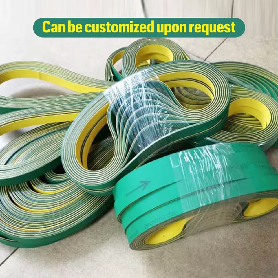 Customized Yellow-Green Nylon Sheet Base Band length 1400mm width 110mm thickness 3-5mm