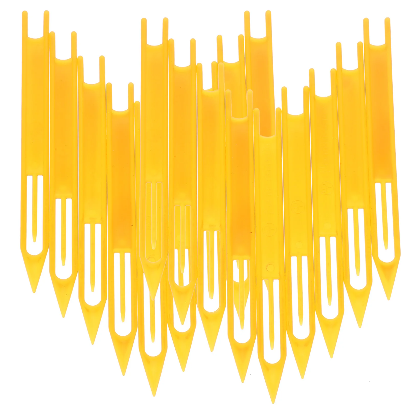 

30 Pcs Netting Tool Fish Repair Knitting Fishing Making Sewing Accessories Shuttles Needle Durable Plastic Weaving Board