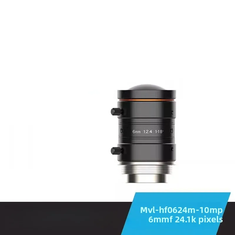 

Промышленный объектив для визуального контроля MVL-HF0624M-10MP, фокусное расстояние 10 миллионов пикселей, промышленный объектив 6 мм