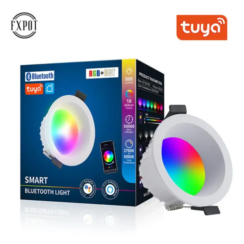 

Умные трубчатые лампы высокой яркости Tuya RGB + CCT 5 каналов 10 Вт/15 Вт AC 110-220 В Bluetooth управление через приложение