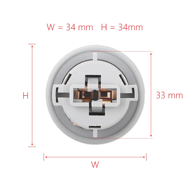 For BMW 2 Series F22 F44 F87 M2 Rear Tail Light T20 W21/5W Bulb Holder Socket Base 63217489381 1Pc view 5