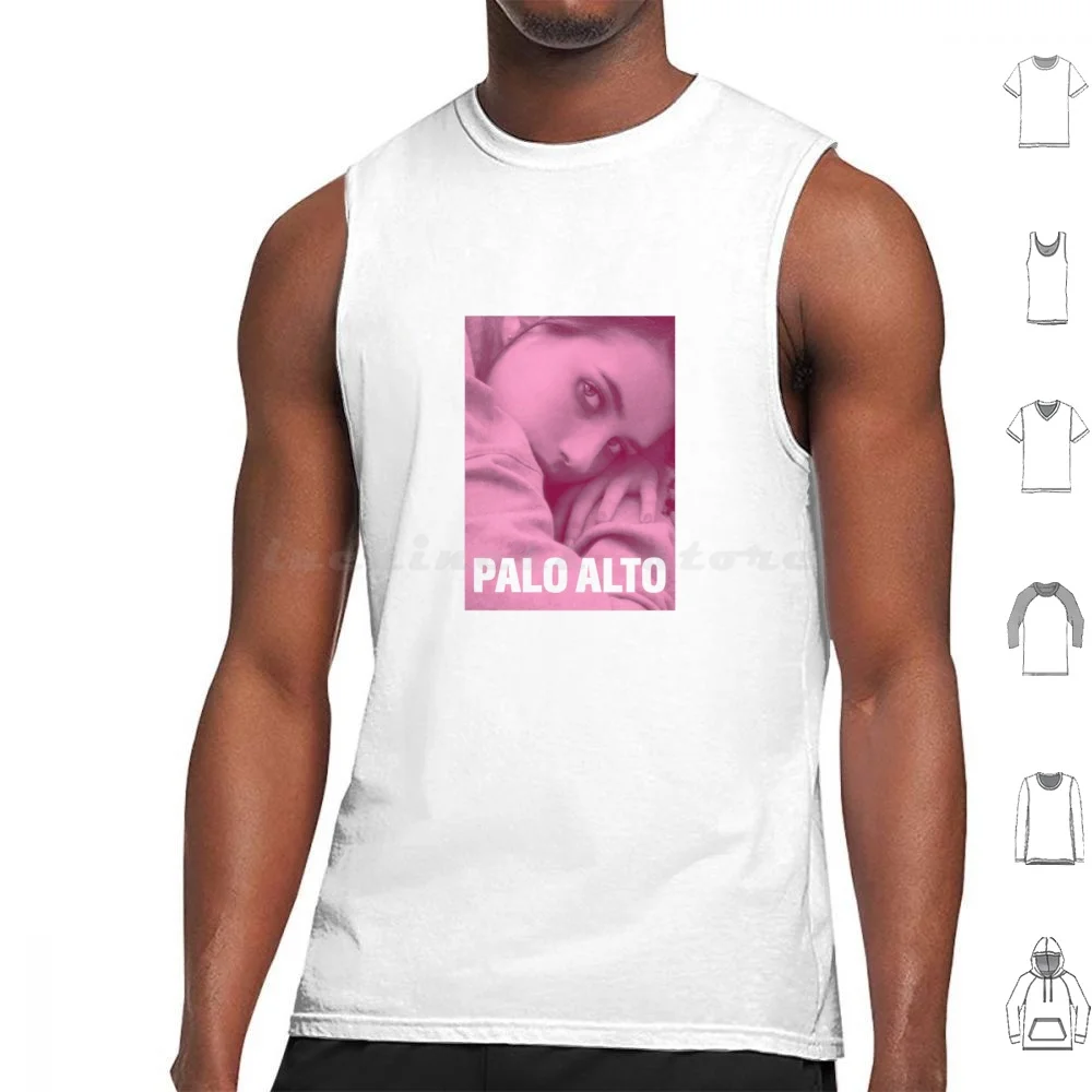 

Palo Alto Film Poster Coquette Tank Tops Print Cotton Palo Alto Roberts Jack Kilmer Sofia Coppola Gia Coppola Nat Wolff