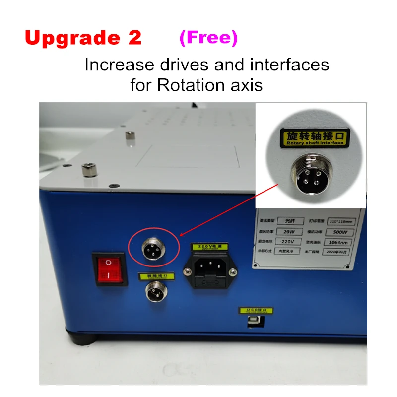 Raycus 100W Fiber Laser Marking Machine 20W 30W 50W 70W Steel Jewelry Gold Metal Engraving Cutting Engraver with Rotary Axis