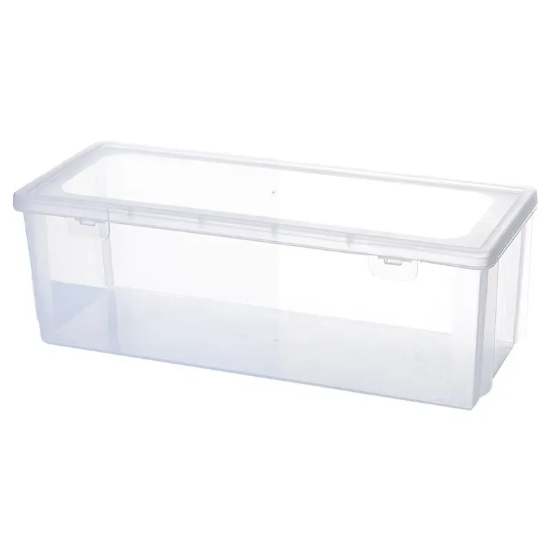 Noodle Storage Box Rectangular Plastic Refrigerator Food Preservation Box Kitchen with Lid Multi-grain Noodles Sealed Box