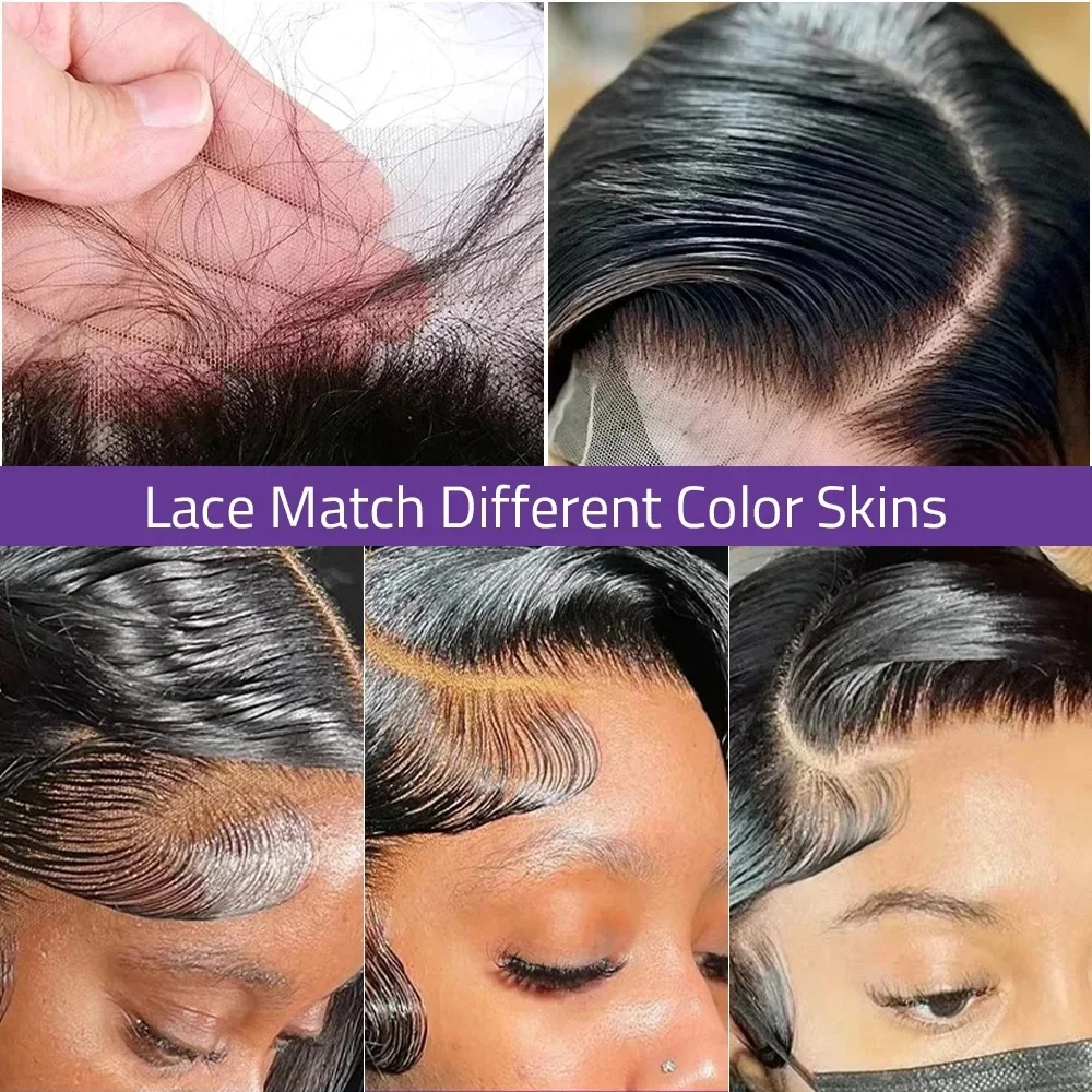 40 بوصة الجسم موجة شعر الإنسان شعر مستعار أمامي 13x6 13x4 Hd الدانتيل شعر مستعار أمامي شفاف قبل قطعها البرازيلي خصلات الشعر المستعار الإنسان للنساء #4