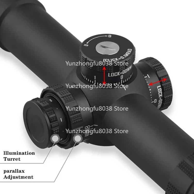 جديد ED-AR 1-8X24SFIR Side Parallax LPVO نطاق اكتشاف ED التكتيكي البصري FFP