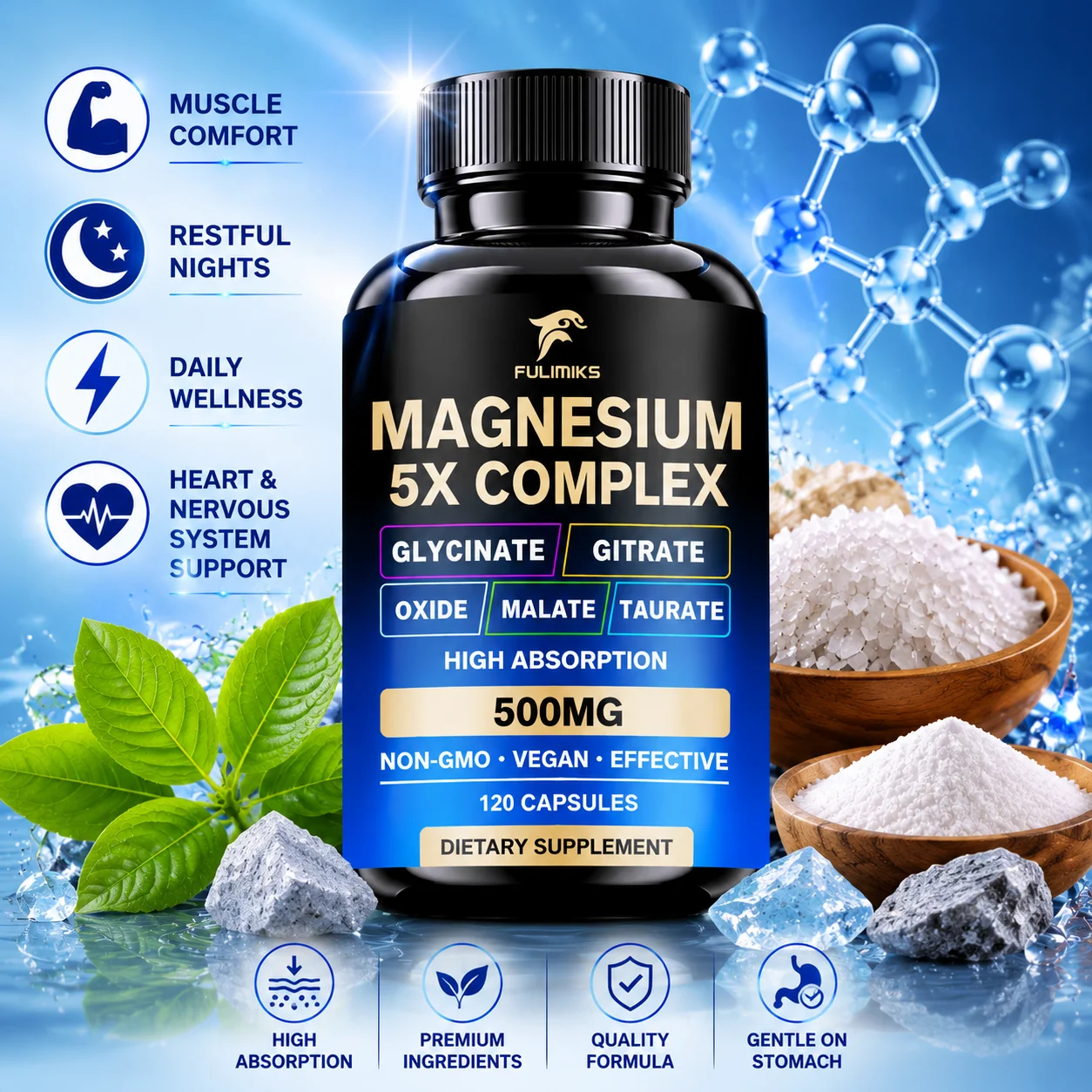 Magnesium Complex Extra Streng - Health Wellness & Nutrition Center Llc recensie en prijs