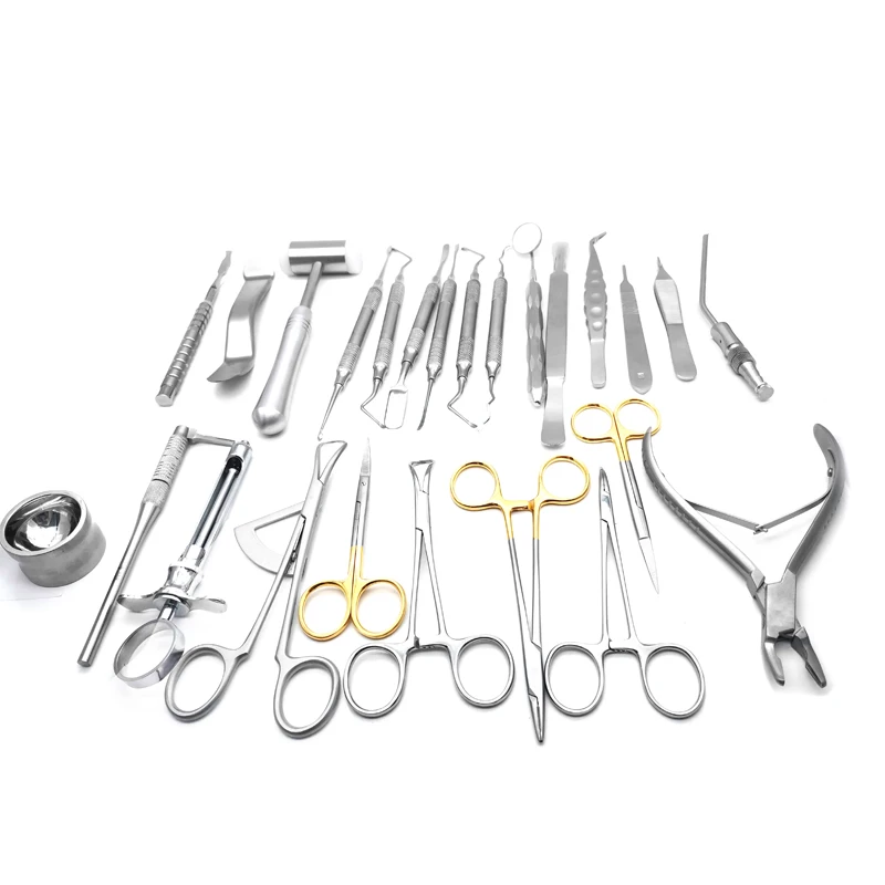 Dental and stomatology tool set Dental implant instrument set 25 sets basic instrument set