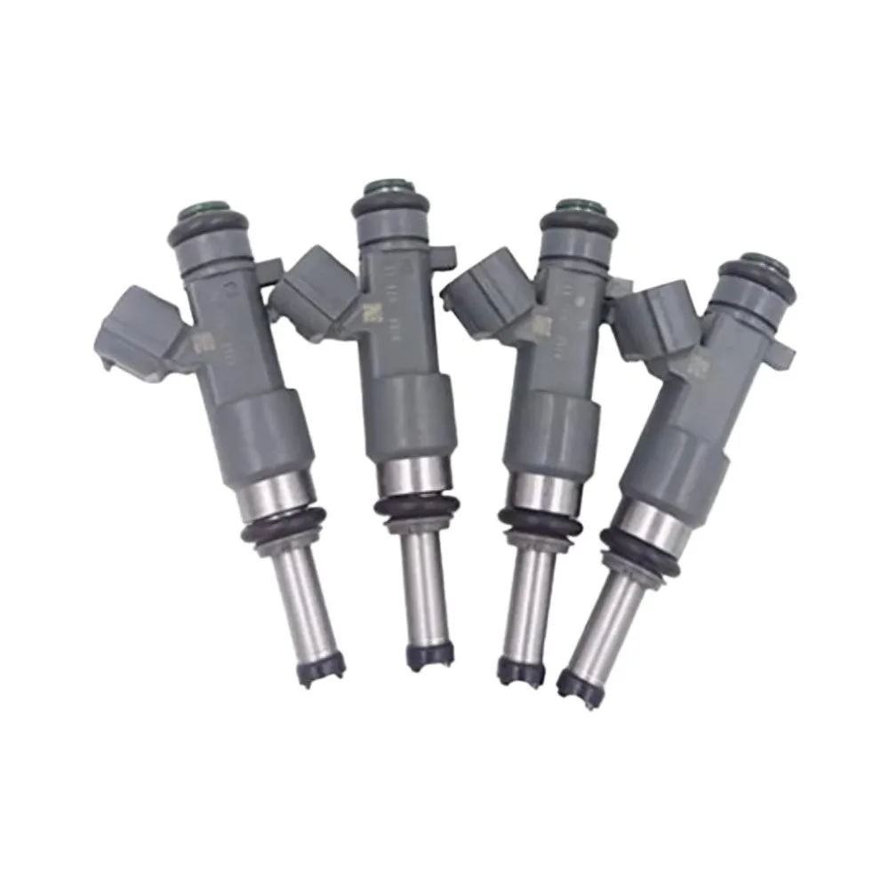 L4 Engine Injector Fuel Injectors For Harsh Engine Bay Conditions Gray silver Replacement Fuel Injector Set Fuel Injector