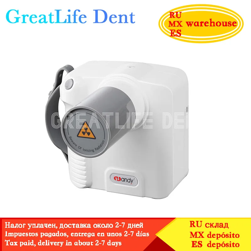 

Greatlife Dent Handy High Frequency Wireless Portable Dental X Ray Camera Sensor Rvg Imaging Handy X-ray Camera Machine