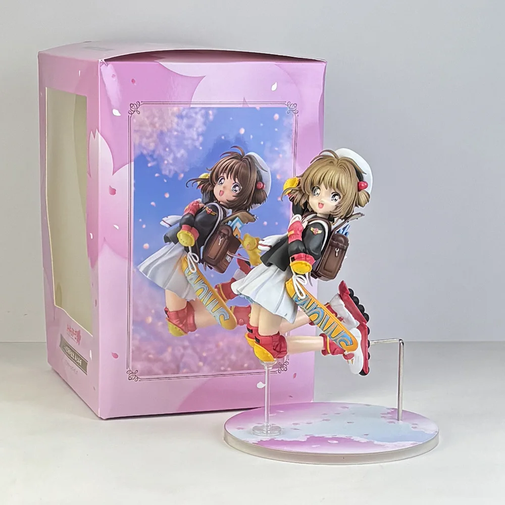 أنيمي كاردكابتور ساكورا 25th الذكرى الذكرى كينوموتو ساكورا البلاستيكية عمل الشكل أنيمي الشكل اللعب جمع دمية هدية #1