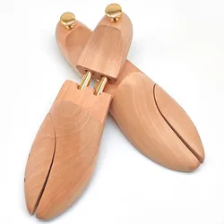 1 Pair Lotus wood Adjustable Shoe Shaper Men's Shoe Tree Stretcher Support For Men Boot Expander Device