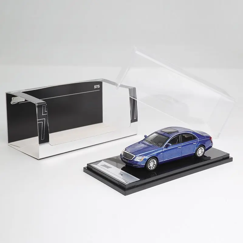 รถโมเดลโลหะผสม DCT/ Shadow 1/64 Mercedes-Benz Maybach 57S ของเล่นเด็ก ของขวัญคริสต์มาสสำหรับเด็กผู้ชาย