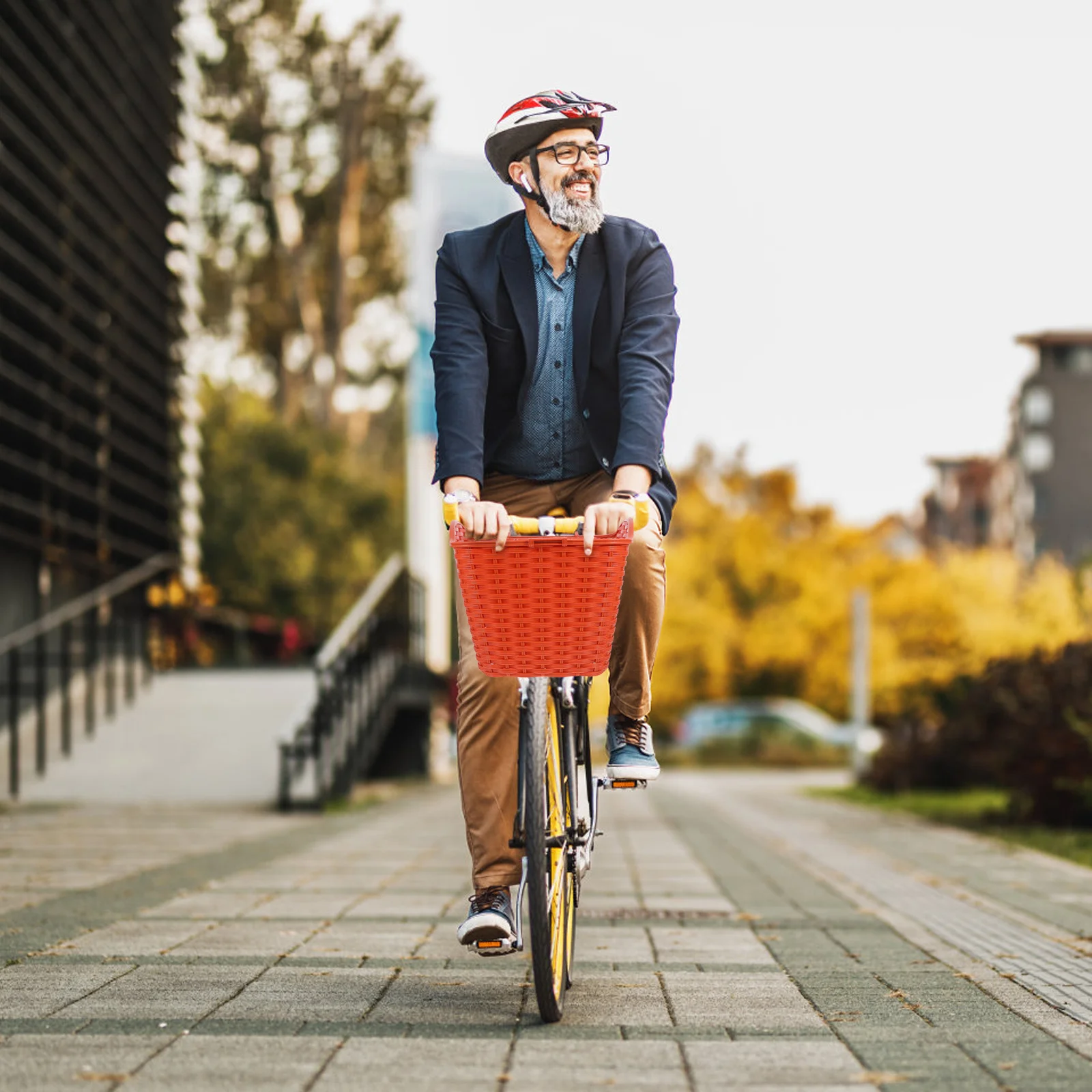 

Lightweight Sturdy Electric Bike Basket Waterproof Cover for Essentials Picnic Grocery Biking Tricycle Basket Bike Racks Bags