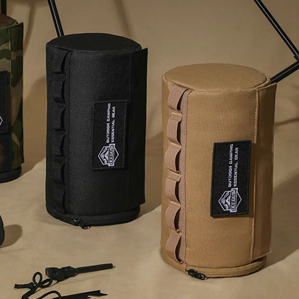 Roll Paper Storage Bag Portable Toilet Tissue Paper Box Polyester Waterproof Hanging Napkin Holder for Picnic Camping Hiking view 2