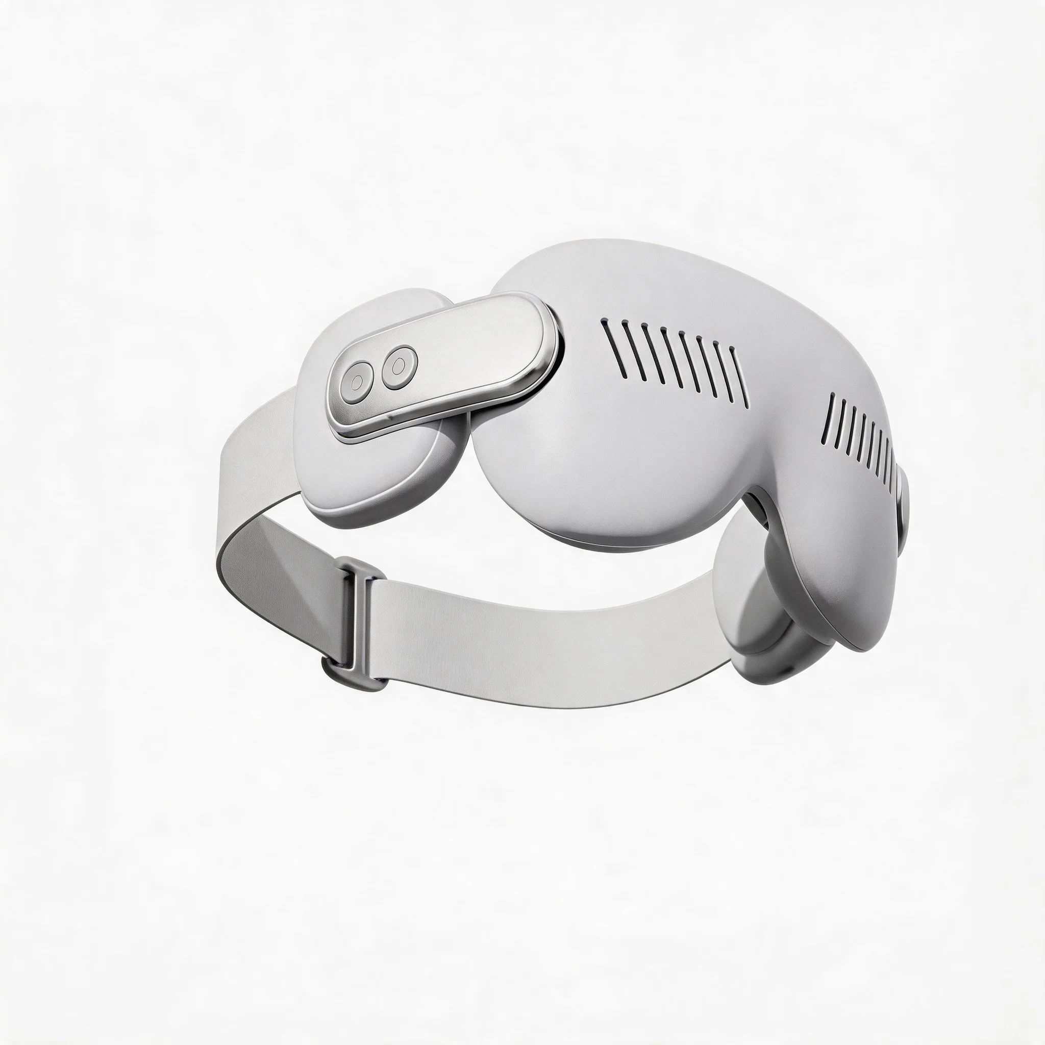 eye care massager with a heating function and Bluetooth music function to relieve migraines, relax the eyes, and improve sleep.