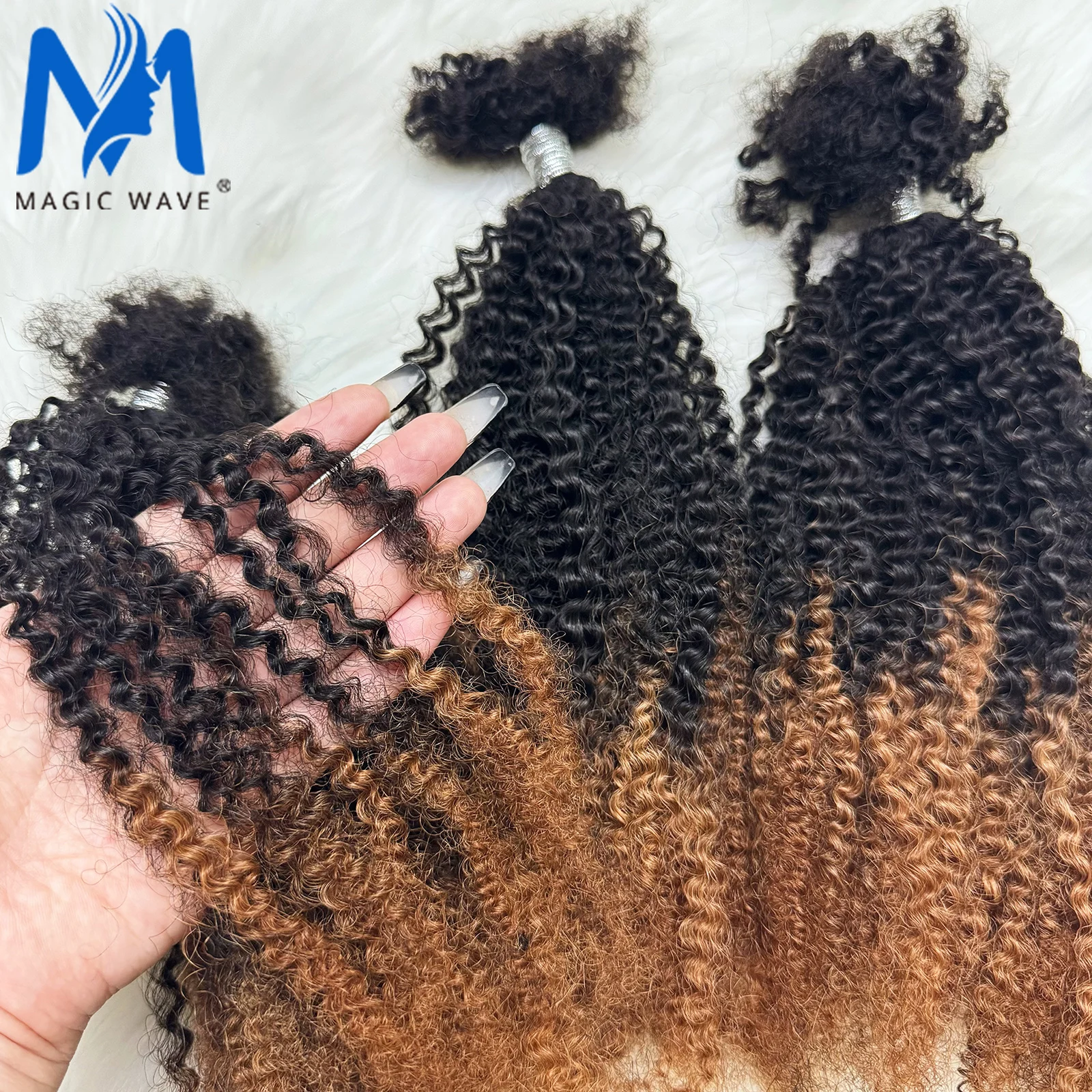 

Афро-кудрявые вьющиеся человеческие волосы 16 дюймов 30 шт./упак. для наращивания дредов 100% человеческие волосы T1B/30 Цвет вьющихся объемных для косичек