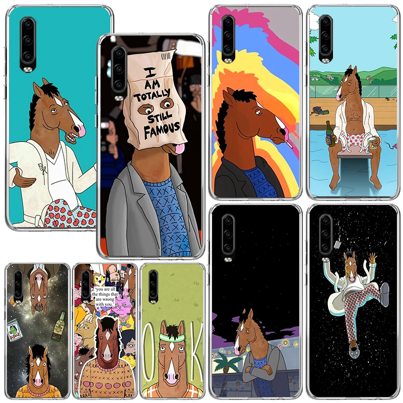 Cartoon B-BoJack Horsemans Phone Case For Huawei P30 P40 P20 P10 Lite Mate 20 10 Pro Y5 Y6 Y7 Y9S P Smart Z Fundas Back Cover