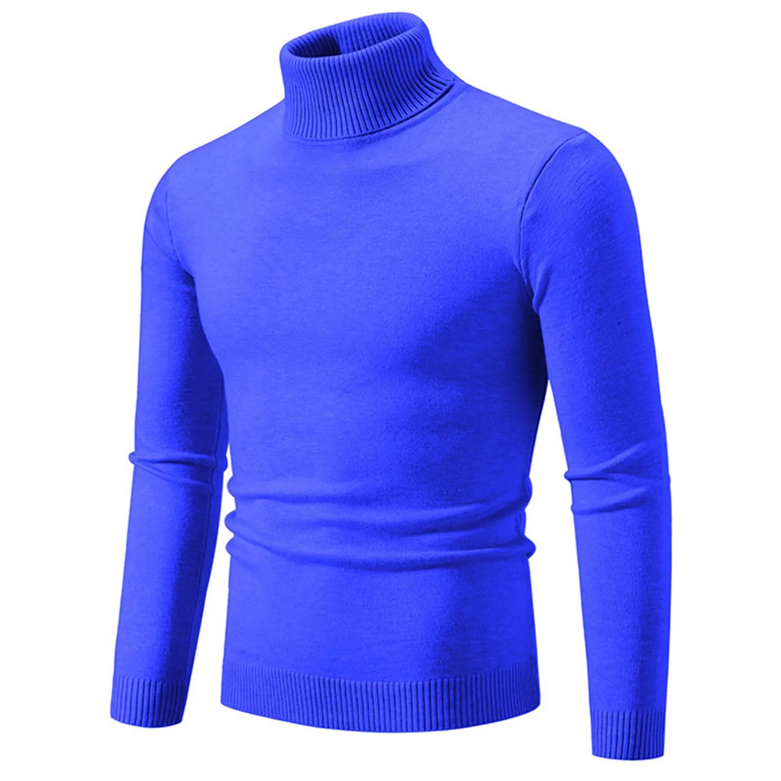 New Winter Turtleneck Thick Mens Sweaters 2024 Male Casual Turtle Neck Solid Color Quality Warm Slim Turtleneck Sweater Pullover