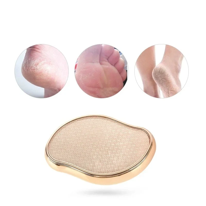 2in1 고밀도 나노 유리 발 제거 죽은 피부 파일 Rasps 캘러스 죽은 피트 스킨 케어 리무버 페디큐어 풋 케어 도구