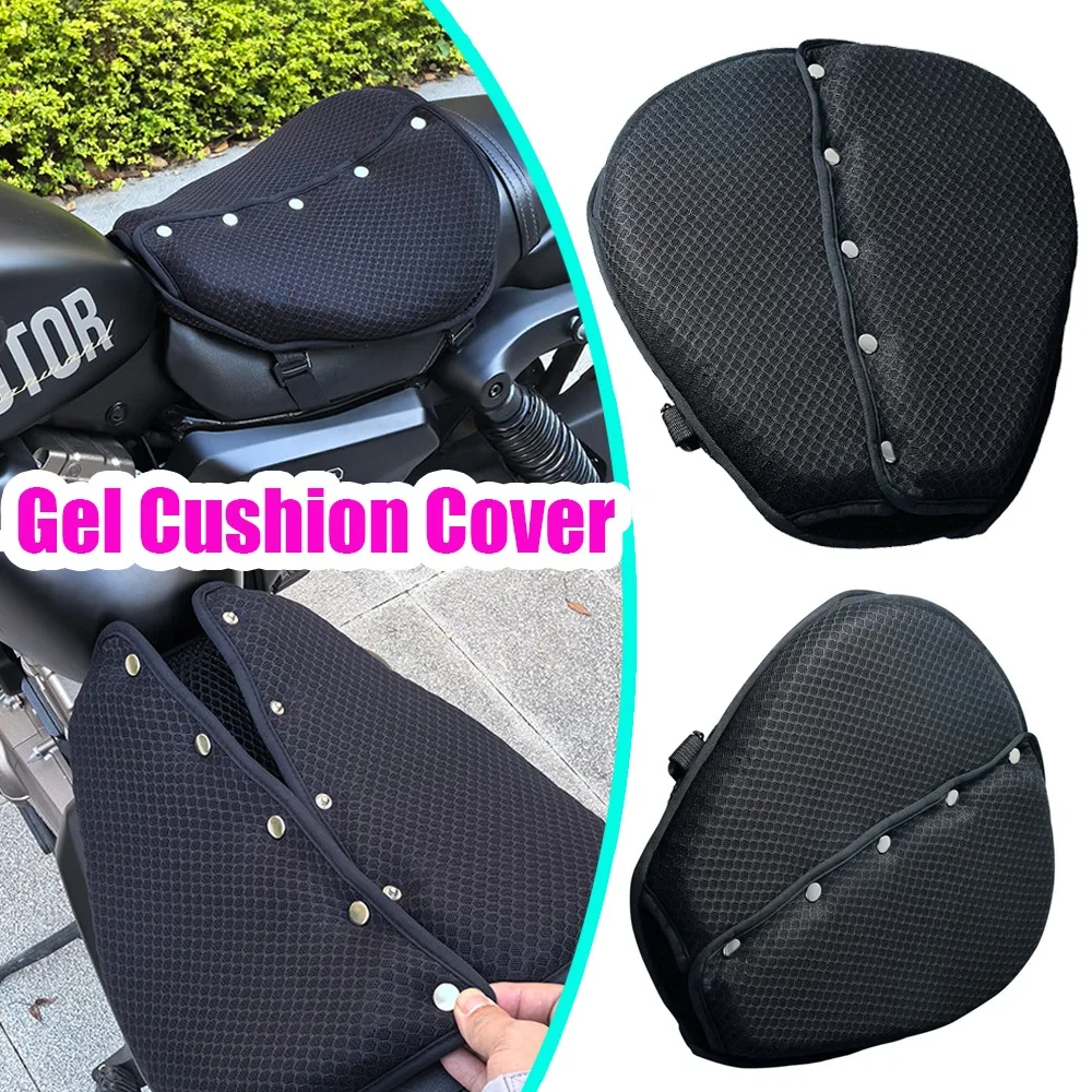 

Gel Seat Cushion Pressure Relief Seat Cushion with Honeycomb Ventilation Holes Comfortable and Breathable Long Distance Riding