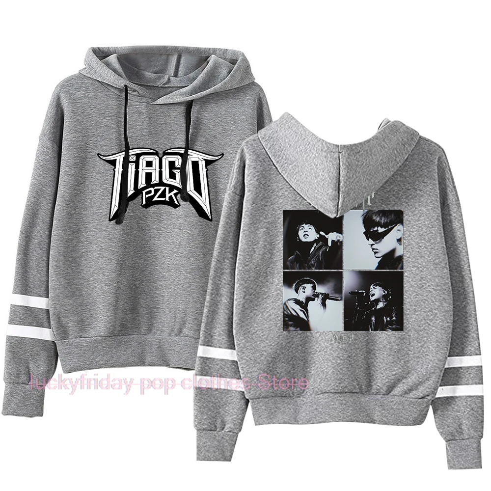 Tiago pzk Rapper Merch 2024 hoodie Hand sleeve Sweatshirt Unisex Pullover Tracksuit