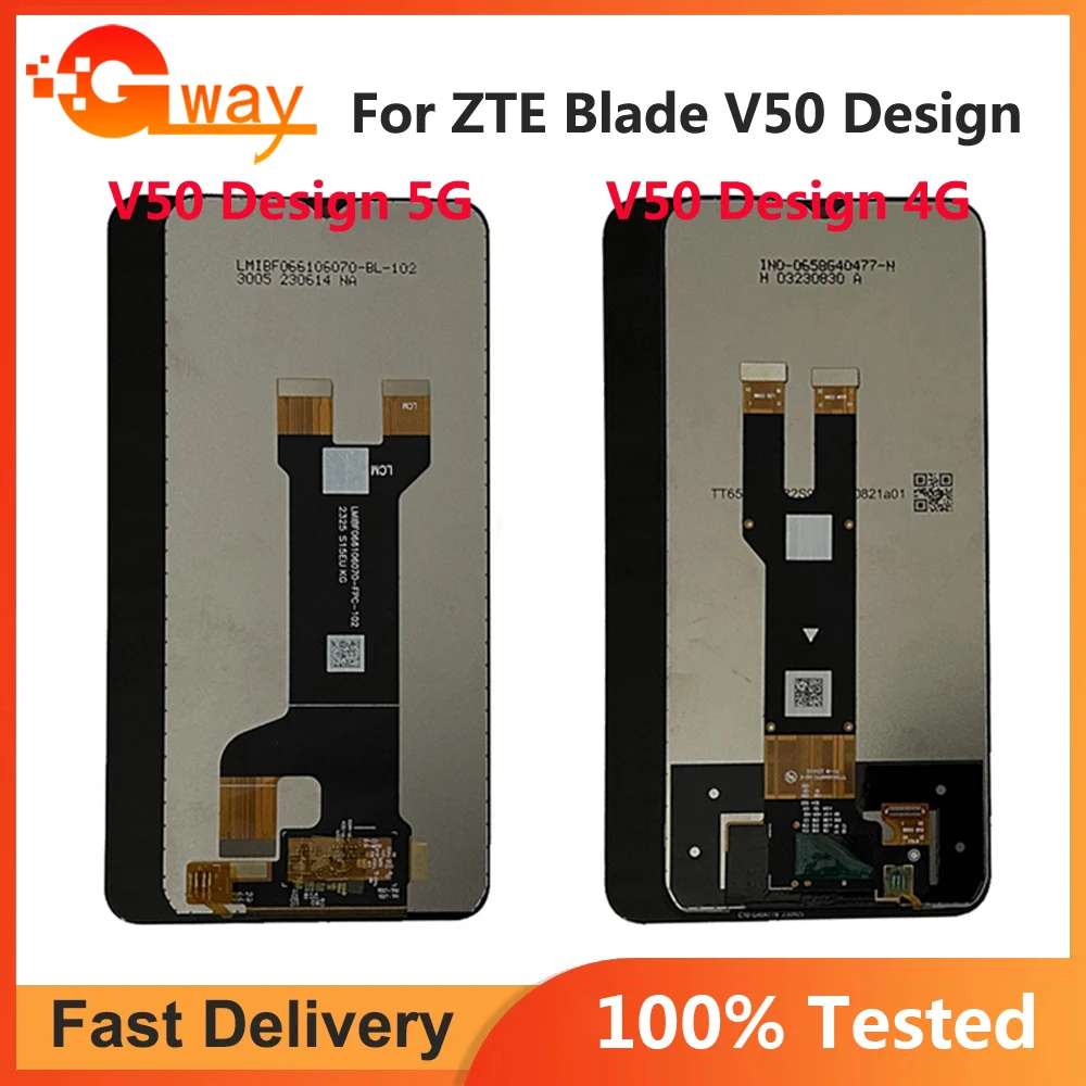 

For ZTE Blade V50 Design 4G LCD Display Touch Screen Sensor Digitizer Assembly For ZTE Blade V50 Design 5G LCD Repair Parts