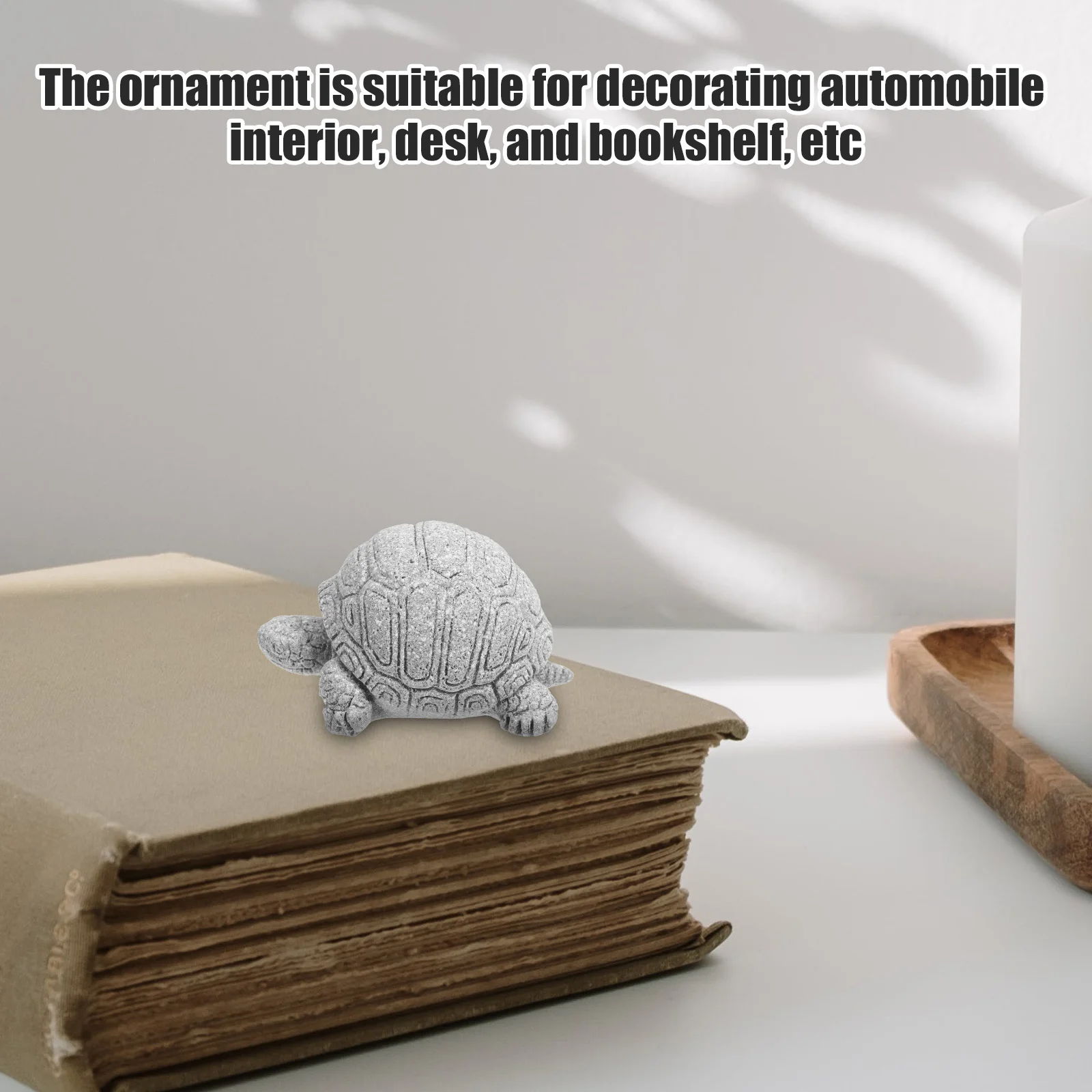 

Sandstone Turtle Adornment Miniature Decoration Attractive Shape Home Desk Courtyard Garden Ornament Not Easy Break