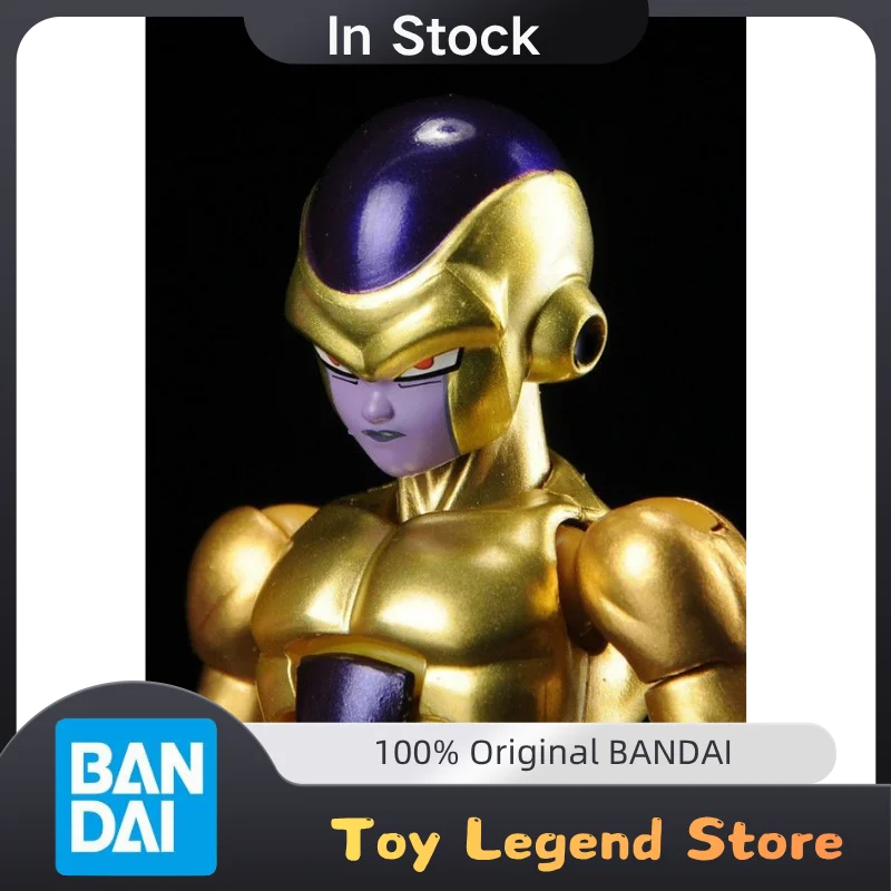 En stock Dragon Ball Z Bandai Original S.H.Figuarts Golden Frieza Resurrection Frieza Anime Action Figure Toys Collection Gift