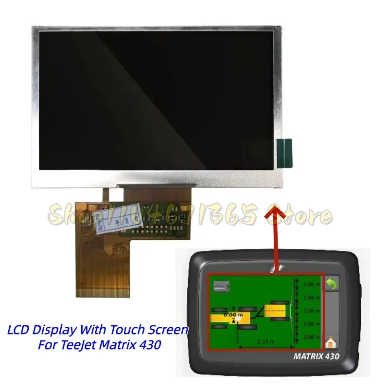 

4.3 Inch LCD Display With Touch Screen For TeeJet Matrix 430
