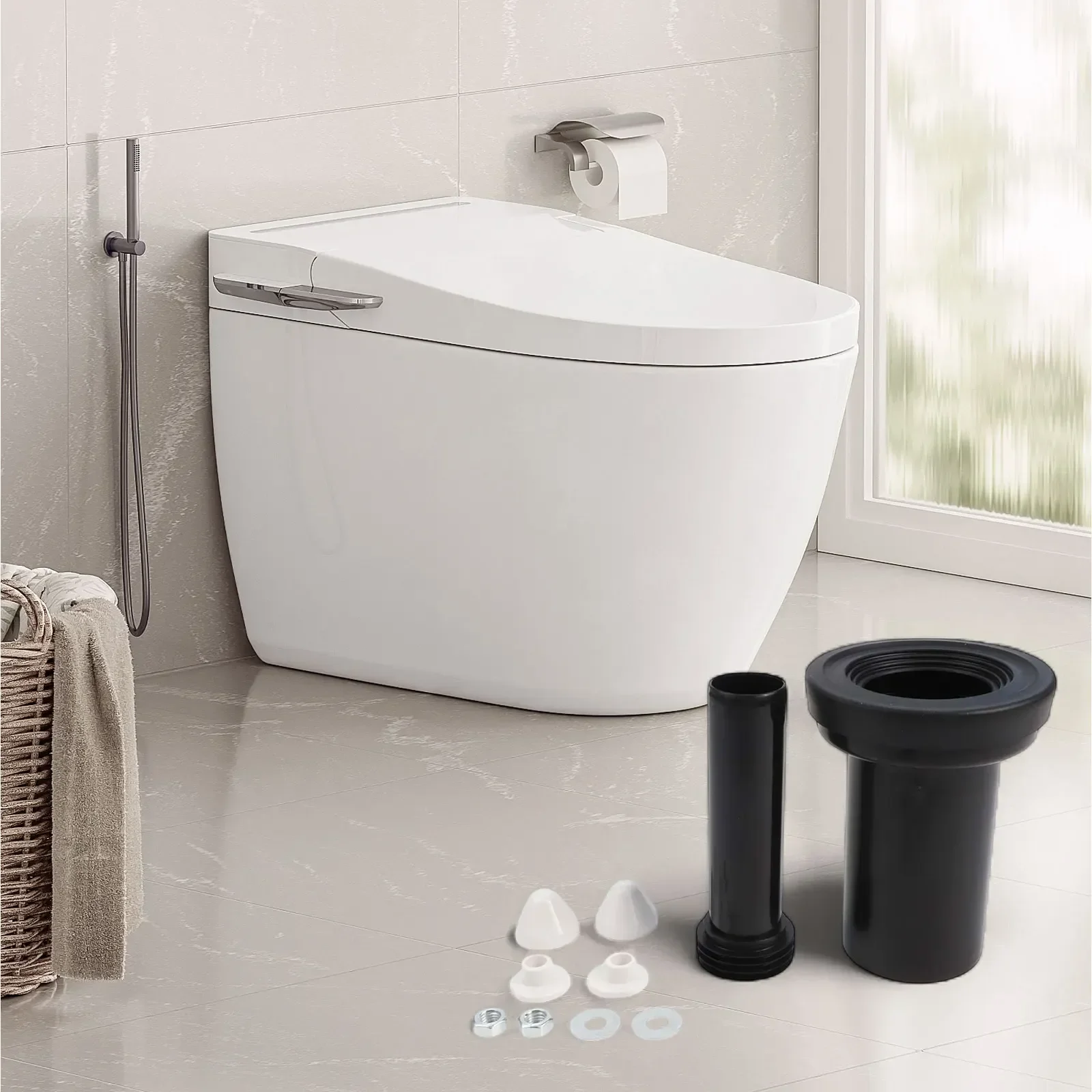 

Комплект для скрытого монтажа водосточных труб и сливов в современной ванной: надежная герметизация, эффективное управление отходами