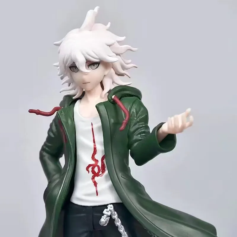 20CM Danganronpa Nagito Komaeda PVC Action Figure Anime Figure Model Toys Figure Collection Doll Gift Trigger Happy Havoc Toy