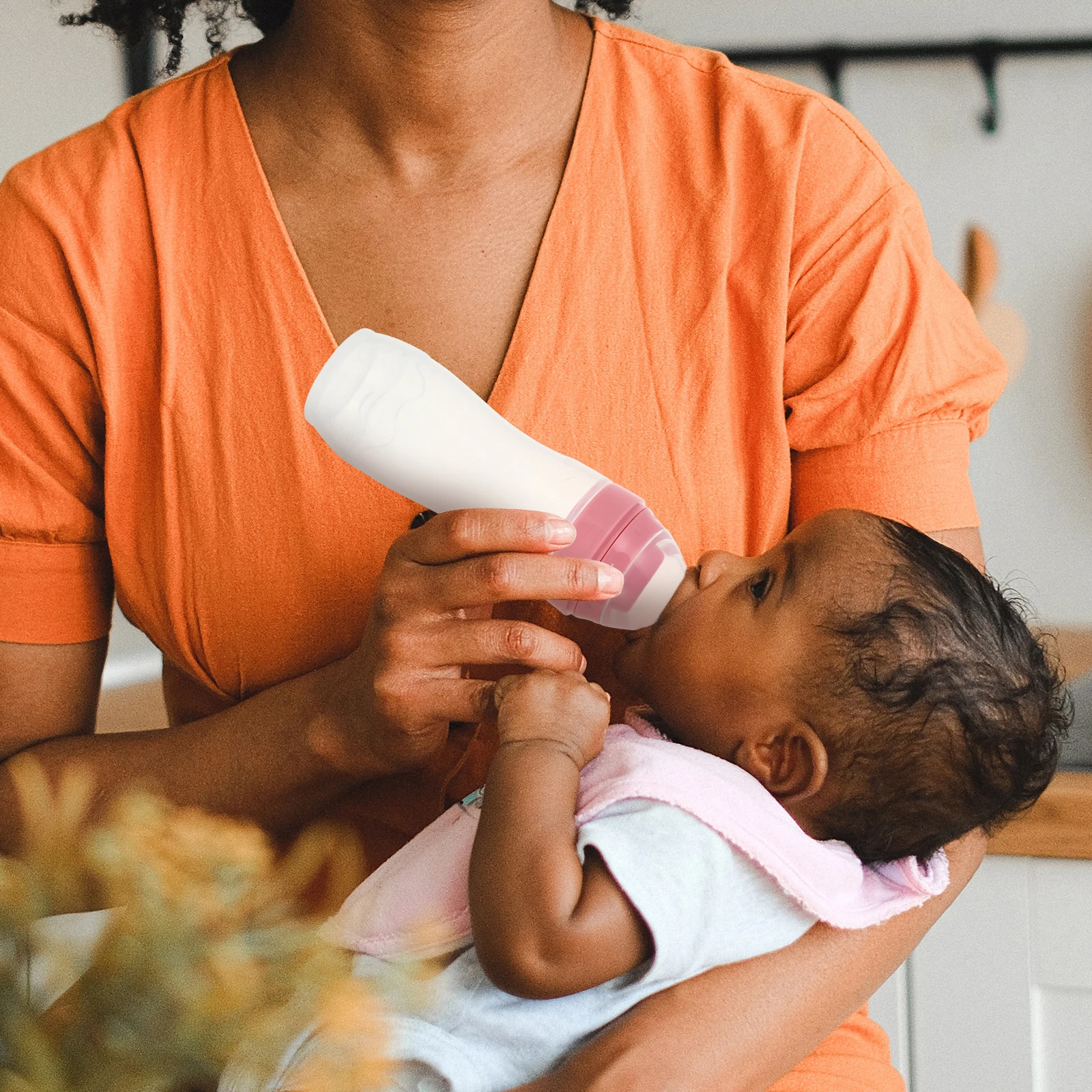 

Baby Food Feeder Bottle Silicone Squeeze Feeding Bottle For Cereal Puree Formula Milk Portable Dispensing Spoon High