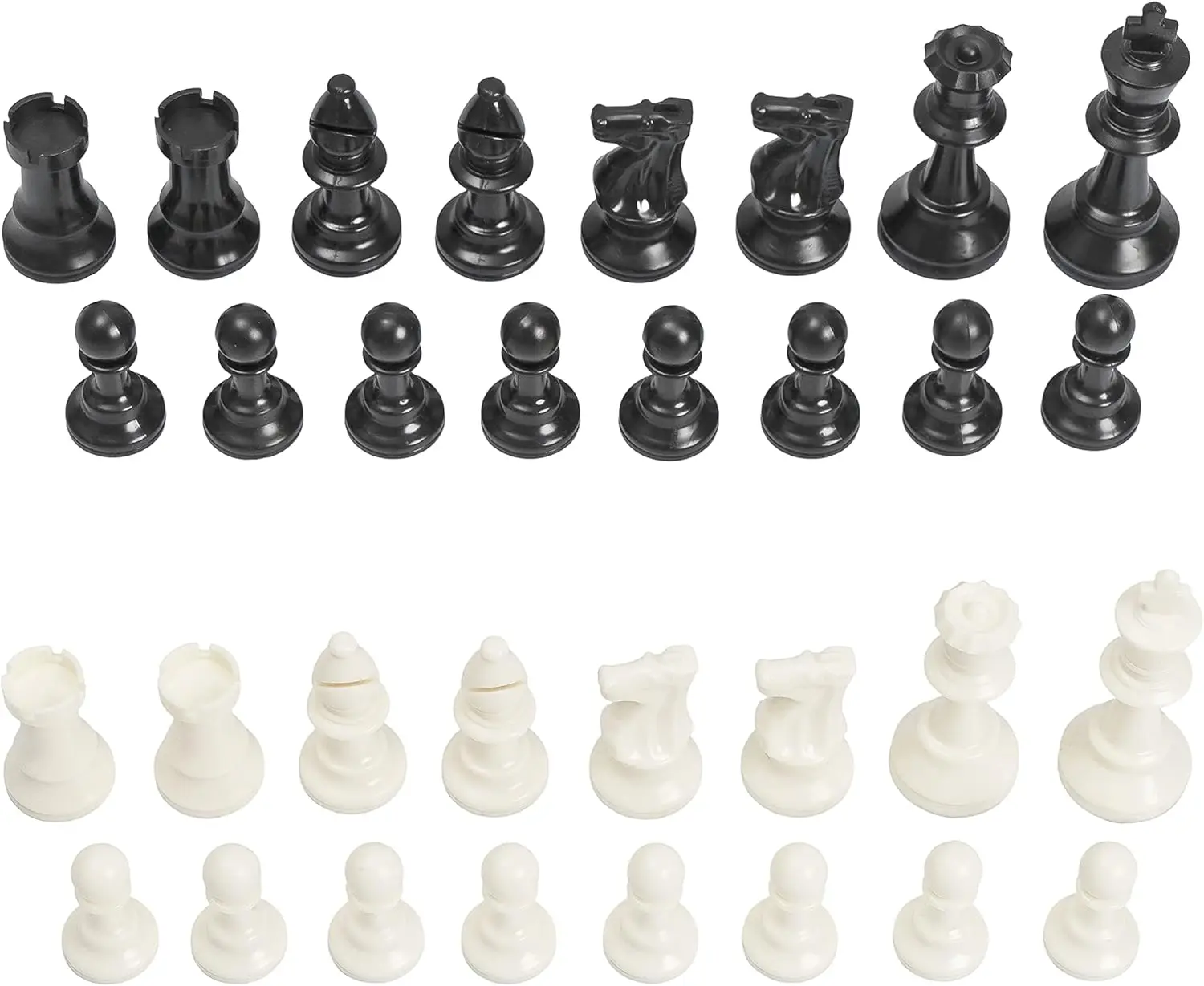 

Best Chess Set Ever 1x Single Weighted Chess Pieces Only by - Classic Staunton Style - 32 Pieces - King 3' Tall