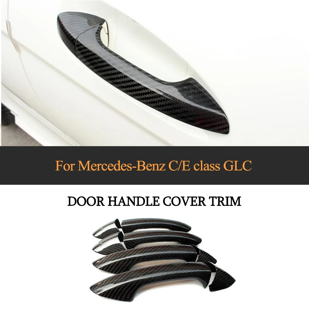 

Carbon Fiber Door Handle Cover Trim For Mercedes-Benz A B C S E Class W204 C204 W205 C205 W207 W213 W218 All Cars Non G Class