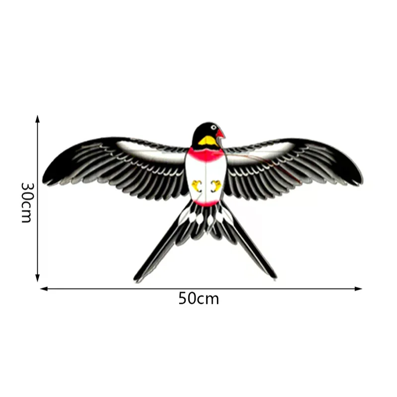 Aquilone per bambini Cartone animato pieghevole Mini giocattoli di plastica Aquilone con canna da pesca con freno a mano per bambini Giocattolo divertente all'aperto per riunioni di famiglia