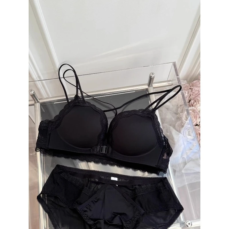 

Комплект нижнего белья с леопардовым принтом, на пуговицах спереди, пуш-ап, с открытой спиной, сексуальный, для вечеринок, для невысоких женщин, увеличивает объем груди, округлая форма, размеры S-XL