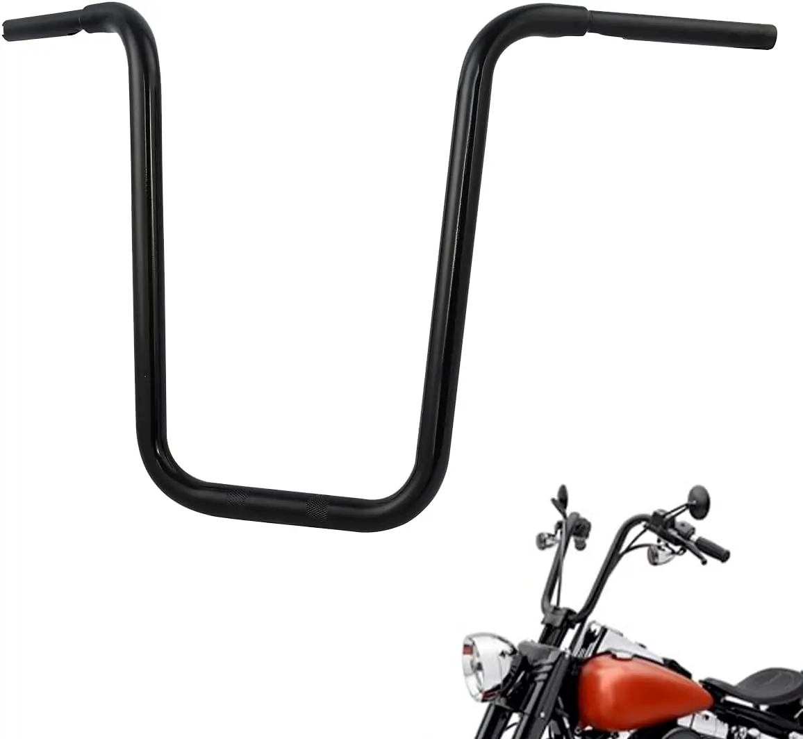 

18 "Rise 1-1/4" Ape вешалка на руль подходит для Harley Road King Breakout Fat Boy Fat Bob Low Rider Sport Glide Softail Slim Street