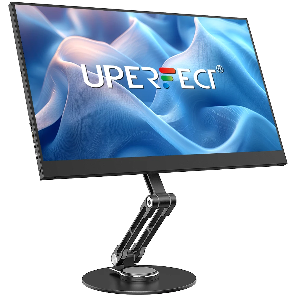 suporte de mesa para monitor vesa uperfect para monitor unico independente compativel com telas de computador de 12 a 22 com suporte ajustavel em altura 01