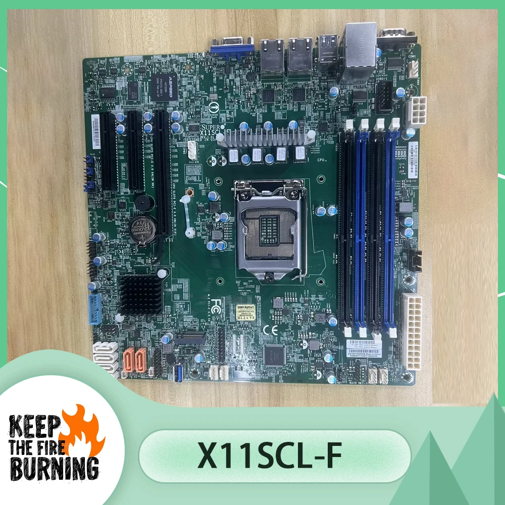 

For Supermicro Single way Server Motherboard 8th/9th Gen Core i3 Xeon E-2100/2200 Processor LGA1151 DDR4 X11SCL-F