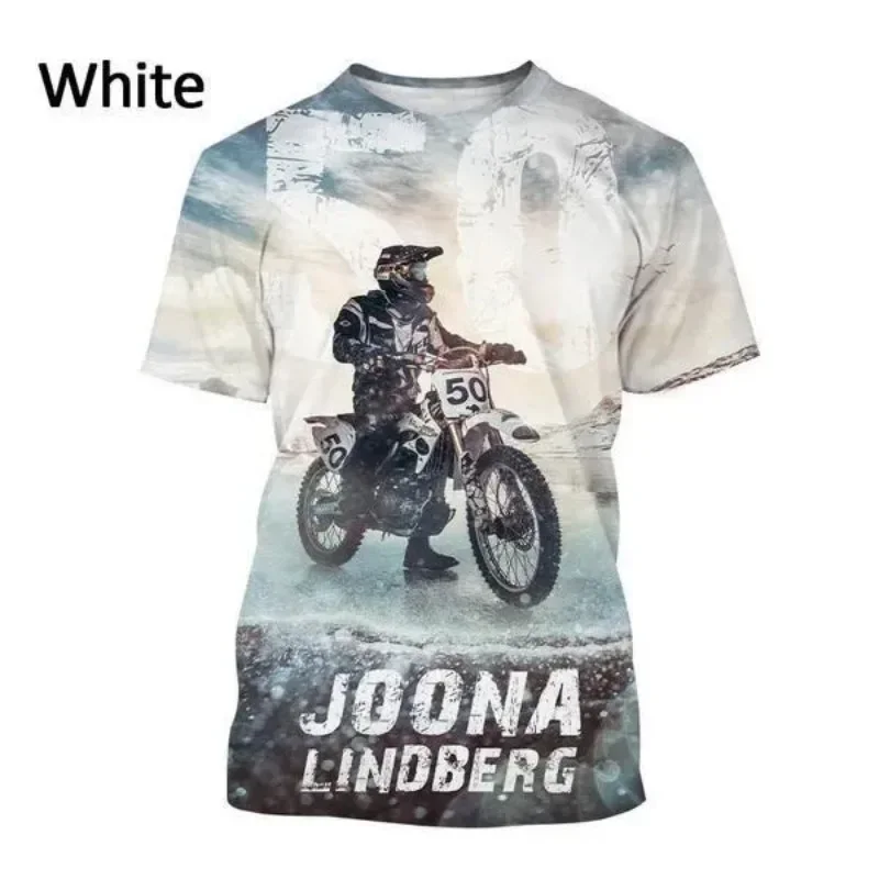 2024 Summer New Cool Motorcycle 3D Printed Men\'s T-shirt Comfortable Breathable Short Sleeve Plus Size Loose Casual Fashion Top