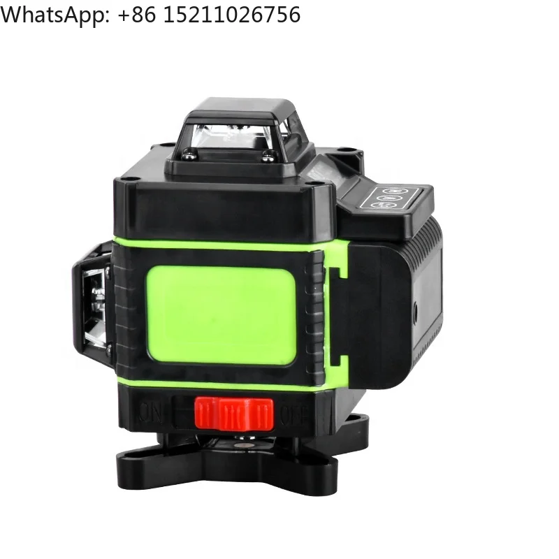 

Rechargeable Li-ion Green Beam Rotary Self-Leveling 360 Degree Horizontal&Vertical 16 Lines 4D - Level 4d Green - Level
