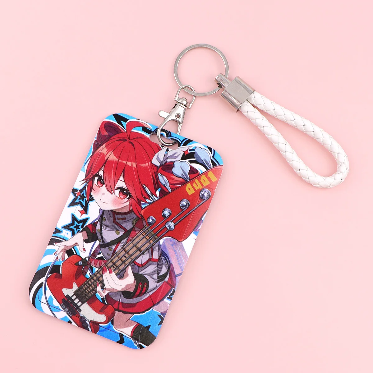 

Singer Girl Idol Neck Strap Lanyards For Keychain ID Credit Card Pass Colorful Striped Hang Rope Cell Phone Charm Accessories