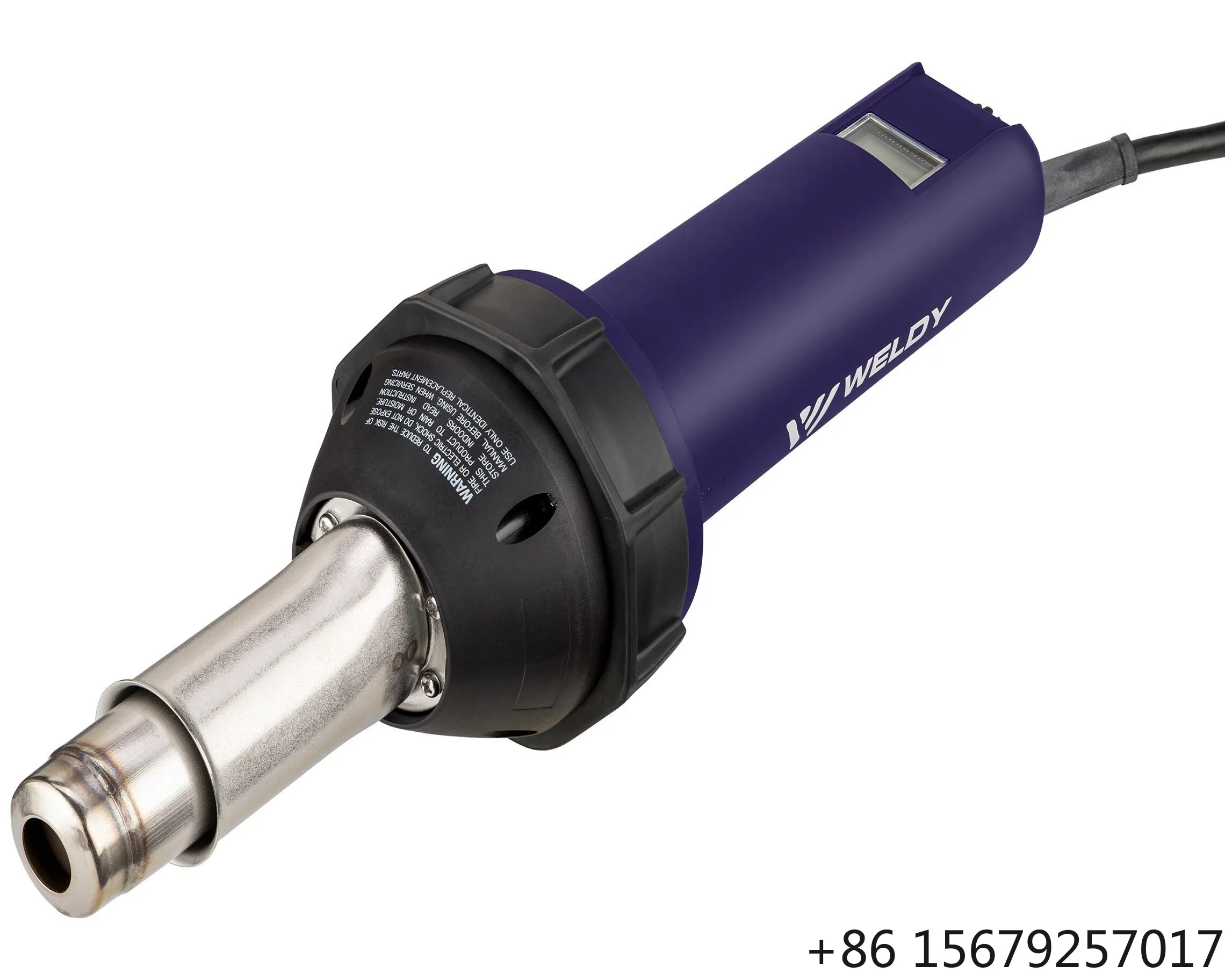 Weldy HT1600 D Hot Air Gun With Digital Display PP PE PVC Plastic Welding Gun 1600W Hot Air Gun for Welding Flooring