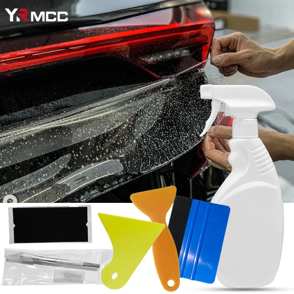 Car Film Wrap Tool Set Wrapping Tools Squeegee Kit Auto Glass Cleaning Vinyl Scraper Window Tint Tools Utility Car Accessories