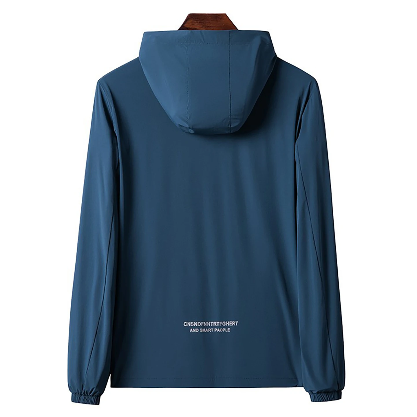 

Мужское летнее легкое дышащее пальто из ледяного шелка с защитой от ультрафиолета Jaet Fiing, свободное длинное пальто на молнии, цвет