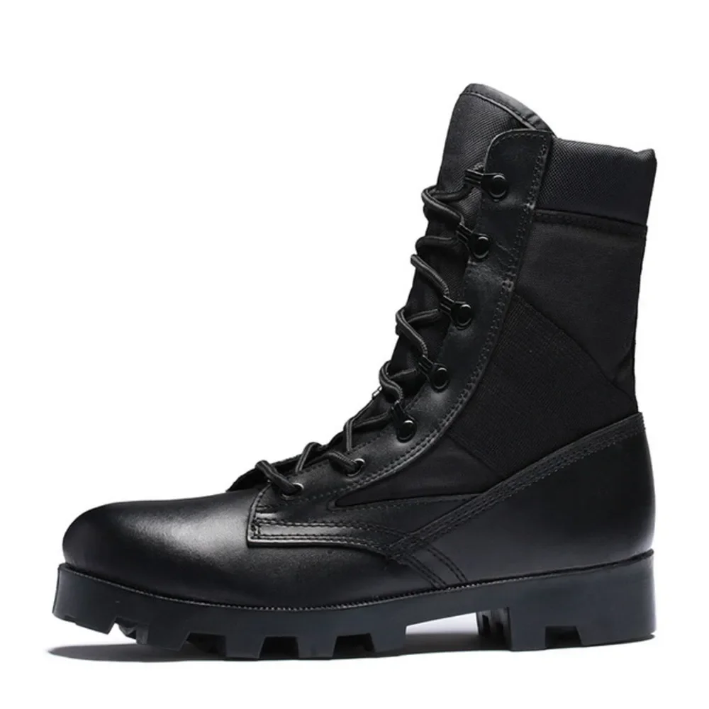 New Ultralight Men Army Hight Cut Military Shoes leather Tactical Ankle Jungle Outdoor Shoes Plus Boots bota masculina for men