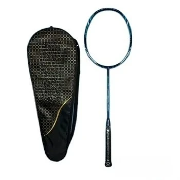 

Professional Badminton Racket Full Carbon with Soft Hardness and Laser Painting Surface for Play